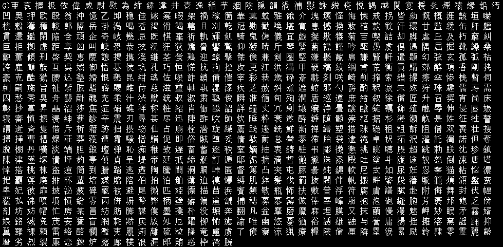 other kanji (37k)